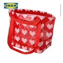 IKEA TOSSDAN Kantong / Tas Belanja Kapasitas Kecil 27x18x27 cm/13L