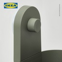 IKEA OBONAS Wadah Penyimpanan Dengan Plastik Hisap Serbaguna