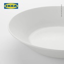 IKEA OFTAST Piring Cekung Putih 20cm
