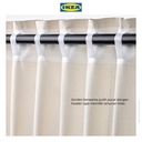 IKEA LENDA Gorden Minimalis Putih Pudar 140x250cm 1 Pasang