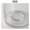 IKEA KONSTFULL Vas Bunga Minimalis Bahan Kaca Berpola 26cm