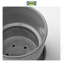 IKEA CITRUSFRUKT Pot Tanaman Dengan Alas Abu-Abu 9cm