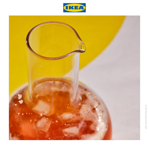 IKEA BROGGAN Pitcher Minuman Minimalis Bahan Kaca 1L
