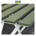 IKEA TARNO Meja Luar Ruangan Putih/Hijau 55x54cm