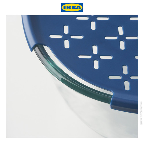 IKEA SUMPCYPRESS Mangkok Dengan Penutup Serbaguna Set Isi 2pcs