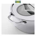 IKEA SENSUELL Panci Dengan Penutup Stainless Steel 4L