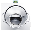 IKEA SENSUELL Panci Dengan Penutup Stainless Steel 5L