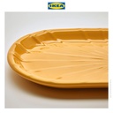 IKEA KOPPARBJORK Piring Dekorasi Serbaguna Kuning Cerah 16x33cm