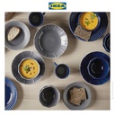 IKEA STRIMMIG Piring Minimalis Biru 27cm Isi 4pcs