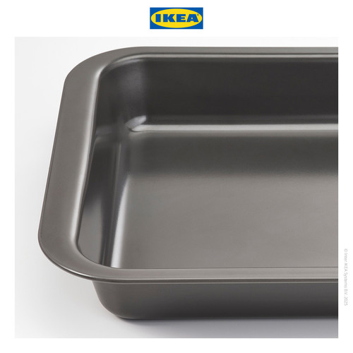 IKEA HEMMABAK Loyang Baking / Masak Serbaguna Abu-abu 36x27cm