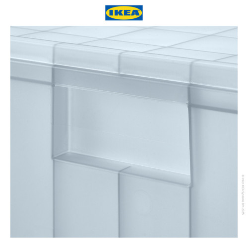 IKEA PANSARTAX Kotak Penyimpanan Serbaguna Dengan Tutup 33x33x16.5cm