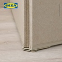 IKEA VARHAUG Penyekat Ruangan Minimalis Krem 242x157cm