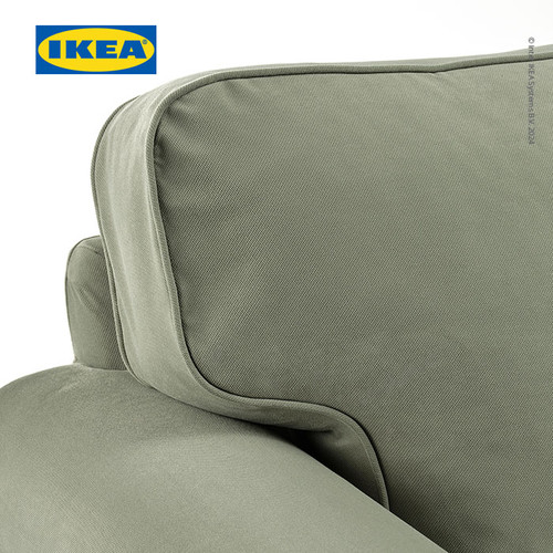 IKEA EKTORP Sofa 3 Dudukan Abu-Abu Hijau Nyaman Berkualitas