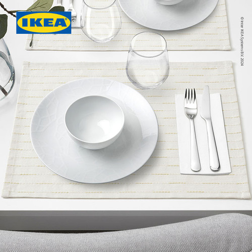 IKEA GOKVALLA Piring Makan Putih 26cm