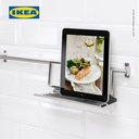 IKEA KUNGSFORS Rel Dinding Dengan 5 Kait Dan Stand Tablet 56cm