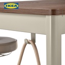 IKEA IDASEN Meja Serbaguna Minimalis 140x70x105cm Coklat/Krem