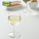 IKEA FORSIKTIGT Gelas Anggur Kaca Bening 16cl Isi 6pcs