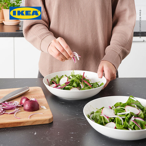 IKEA FROJDEFULL Piring Cekung Minimalis 23cm Isi 2pcs