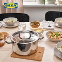 IKEA HEAT Alas Panci Bahan Gabus 23x17cm Isi 2pcs