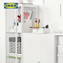 IKEA BAGGEBO Lemari Pajangan dengan Pintu Kaca 34x30x116 cm