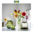 IKEA KONSTFULL Vas Bunga Minimalis Bahan Kaca Berpola 26cm