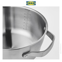 IKEA SENSUELL Panci Dengan Penutup Stainless Steel 4L