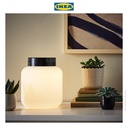 IKEA LANSPORT Lampu Portabel LED Putih/Abu-abu Tua 22cm