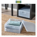 IKEA PANSARTAX Kotak Penyimpanan Serbaguna Dengan Tutup 33x33x16.5cm