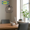 IKEA GRINDFALLET Lampu Gantung Minimalis Hitam 30cm