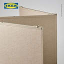 IKEA VARHAUG Penyekat Ruangan Minimalis Krem 242x157cm