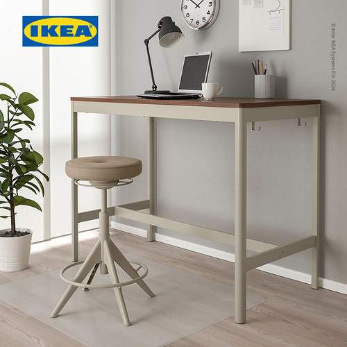 IKEA IDASEN Meja Serbaguna Minimalis 140x70x105cm Coklat/Krem