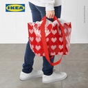IKEA TOSSDAN Kantong / Tas Belanja Kapasitas Kecil 27x18x27 cm/13L