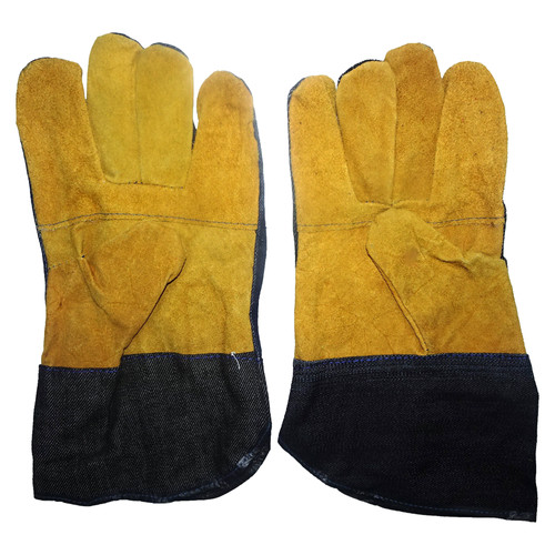Sarung Tangan Safety Blue Jeans & Kulit Per Lusin - Sarung Tangan Las