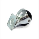 TORA Roda Caster 2 Inch Hidup Bulat Plat TG / Skrup Per PCS
