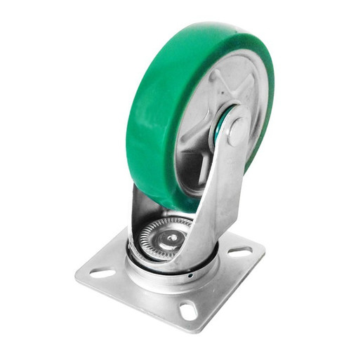 TORA Roda Troli PU Hijau 8 Inch Hidup