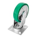 TORA Roda Troli PU Hijau 8 Inch Hidup