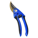 TORA Gunting Dahan 8 Inch Double TPR Blade Surface - Prunning Shear Blue Black