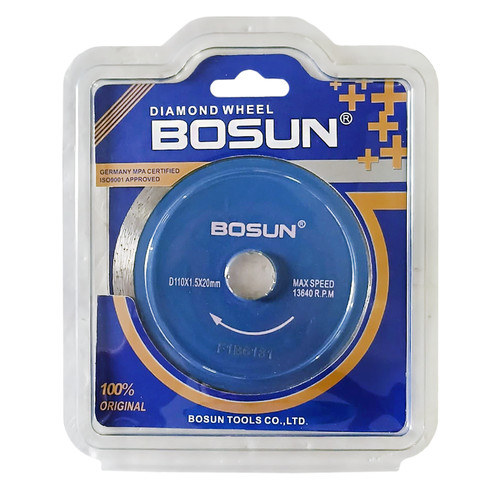 BOSUN Diamond Cutting Blade 110 MM Wet F1B6181 - Mata Potong 4 Inch
