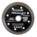 TORA Diamond Wheel Granite Pro Class X7 Turbo Black - Mata Potong Granit 4 Inch