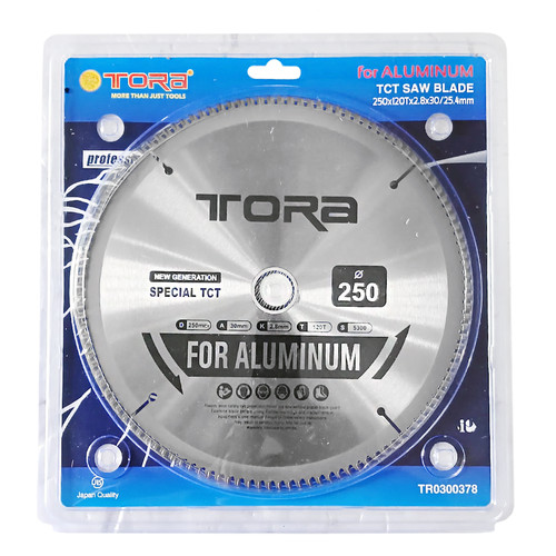 TORA Mata Potong Aluminium 10 Inch x 120T -TCT Saw Blade Aluminum