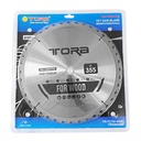 TORA Mata Pisau Potong Kayu 14 Inch x 40T TCT Model AKB / Tanduk