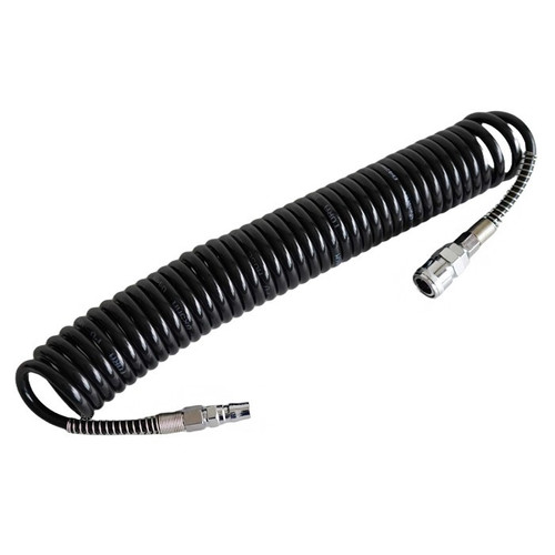 TORA Selang Recoil PU Hitam 12 Meter - Selang Angin Kompresor