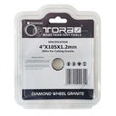 TORA Diamond Wheel Granite Pro Class X7 Turbo Black - Mata Potong Granit 4 Inch