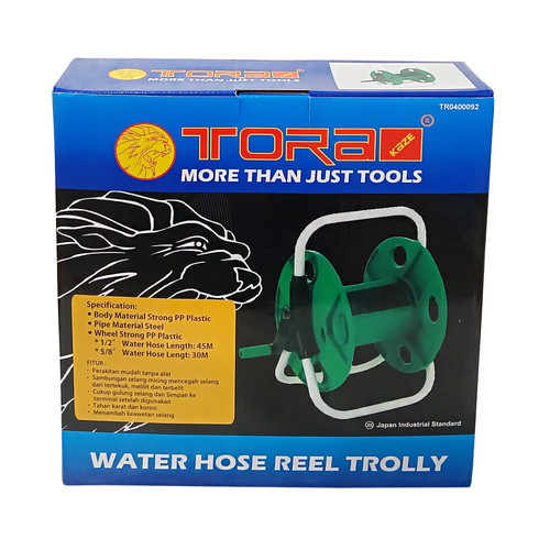 TORA Gulungan Selang Portable - Water Hose Reel Trolly Short