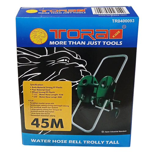 TORA Gulungan Selang Portable Roda - Water Hose Reel Trolly Tall