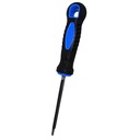 TORA Kikir Segitiga Gagang Karet 4 Inch - Slim Taper File Saw - INDIA