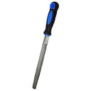 TORA Kikir Kayu 1/2 Bulat Gagang Karet 10 Inch - INDIA