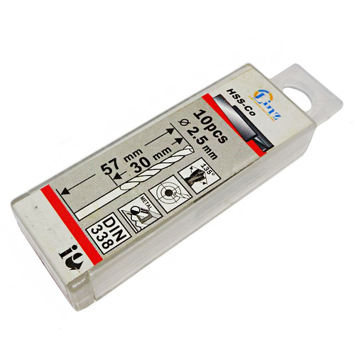 LINZ Mata Bor Besi & Stainless 2.5 MM - Drill Bits HSS Cobalt