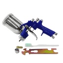 TORA Spray Gun F100G Body Biru - Alat Semprot Cat Tabung Atas