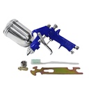 TORA Spray Gun F75G Body Biru - Alat Semprot Cat Tabung Atas